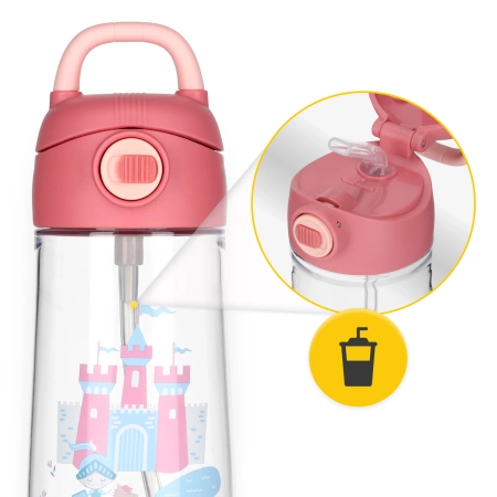 Gyerek kulacs, kastélyos minta, 550 ml