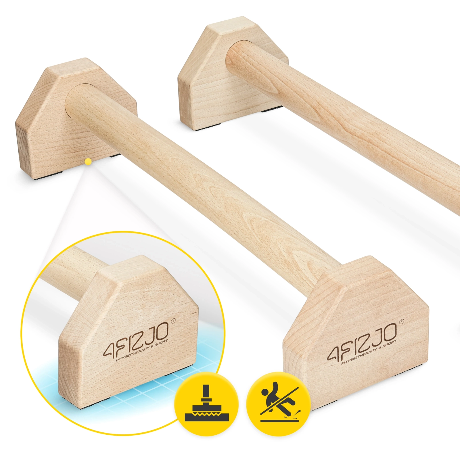 drewniane uchwyty paraletki do pompek