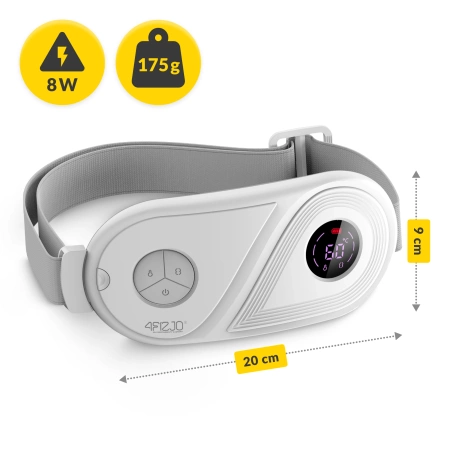 Melegítő menstruációs öv menstruációs fájdalmak ellen – fehér