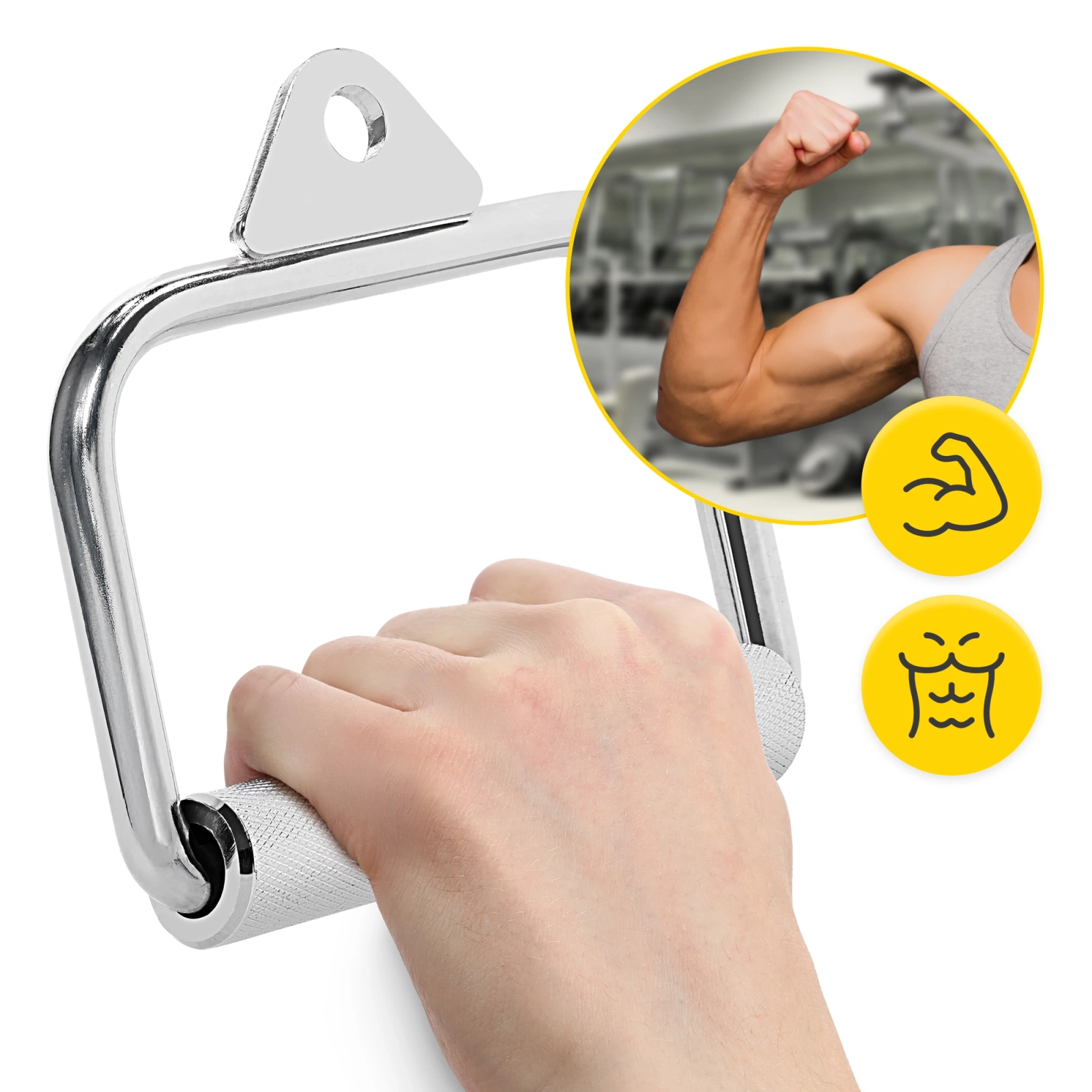 pojedynczy obrotowy uchwyt na silownie