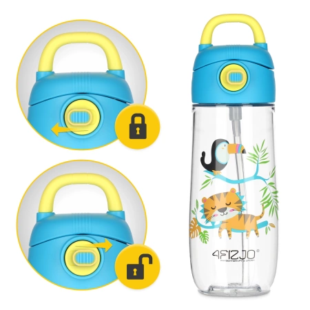 Gyerek kulacs, lufis dzsungel, 550 ml