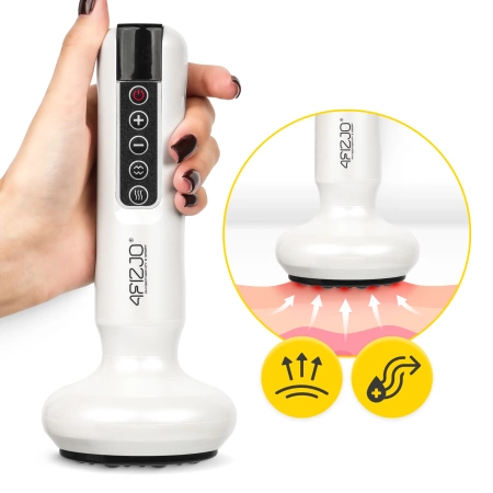 PRO fehér elektromos kínai köpölyöző készlet