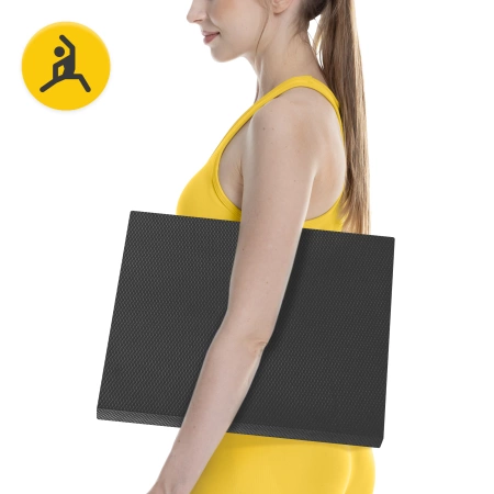 Balance Foam Pad egyensúlyozó szőnyeg, fekete
