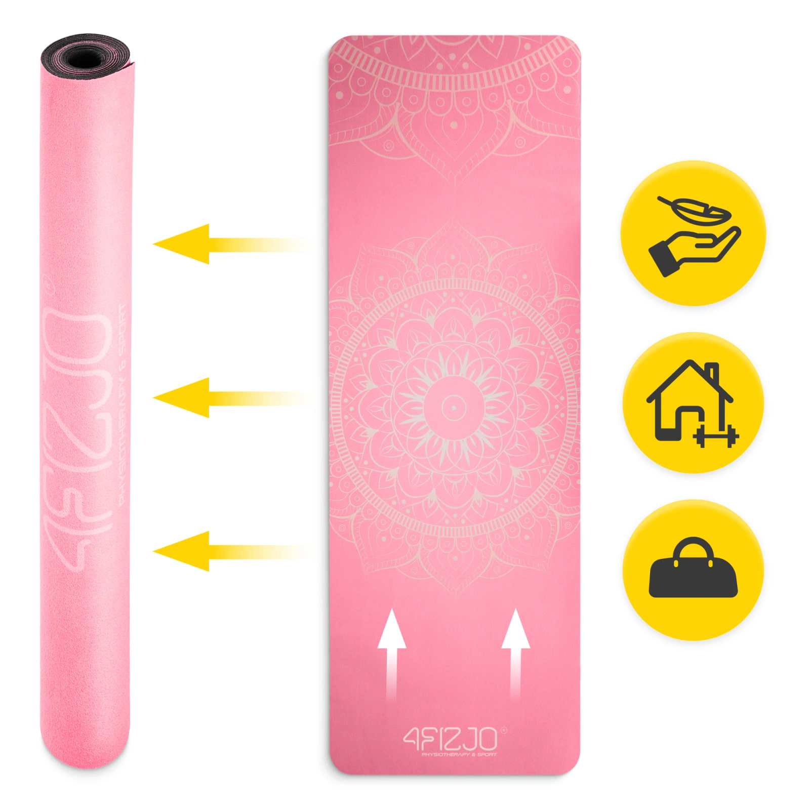 mata do jogi medytacji zamszowa