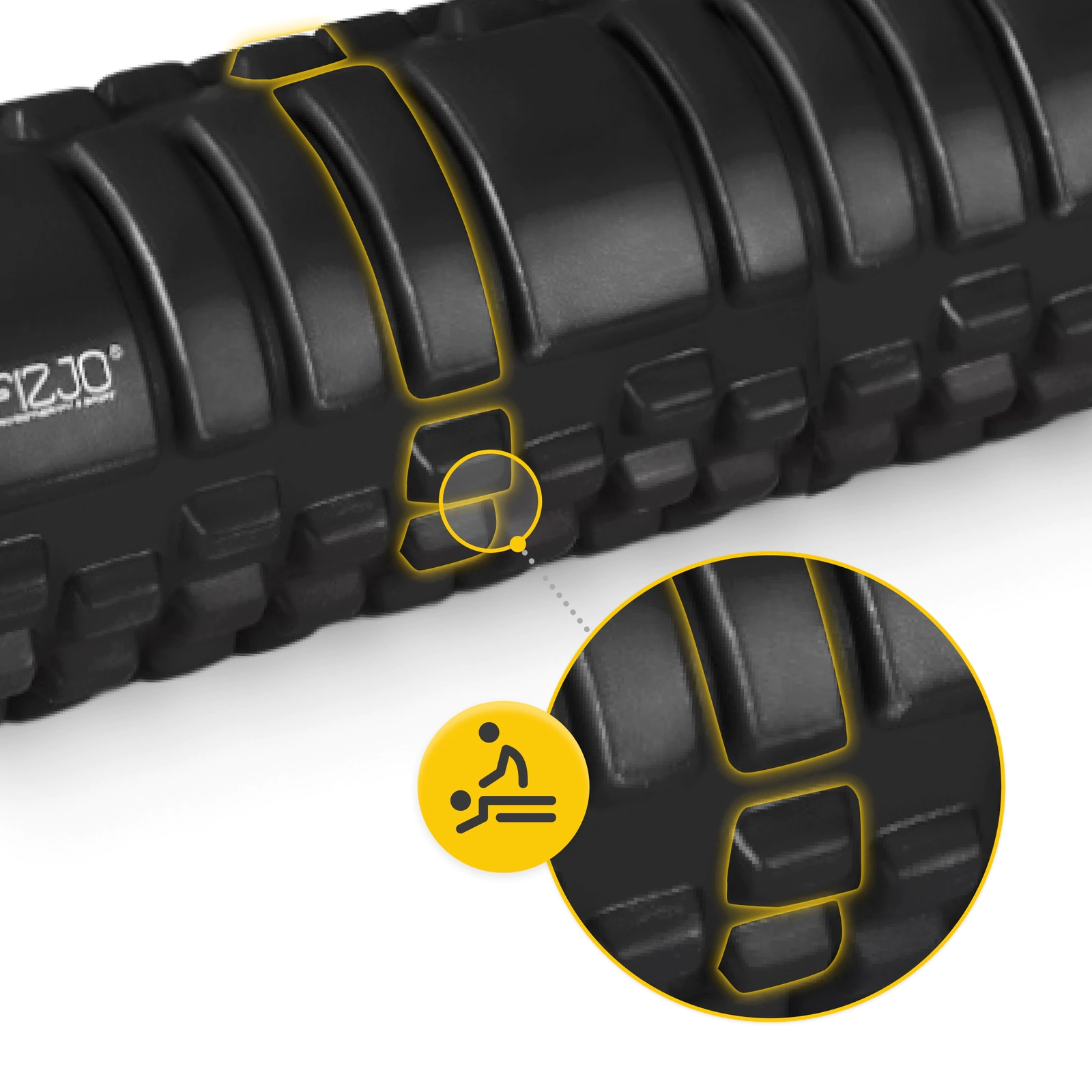 dlugi walek do masazu z wypustkami 