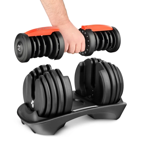 Premium állítható súlyzó, 24 kg