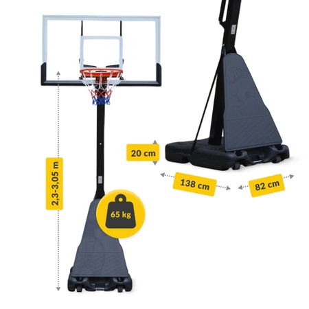 FALCON ALL STAR állítható magasságú mobil kosárpalánk