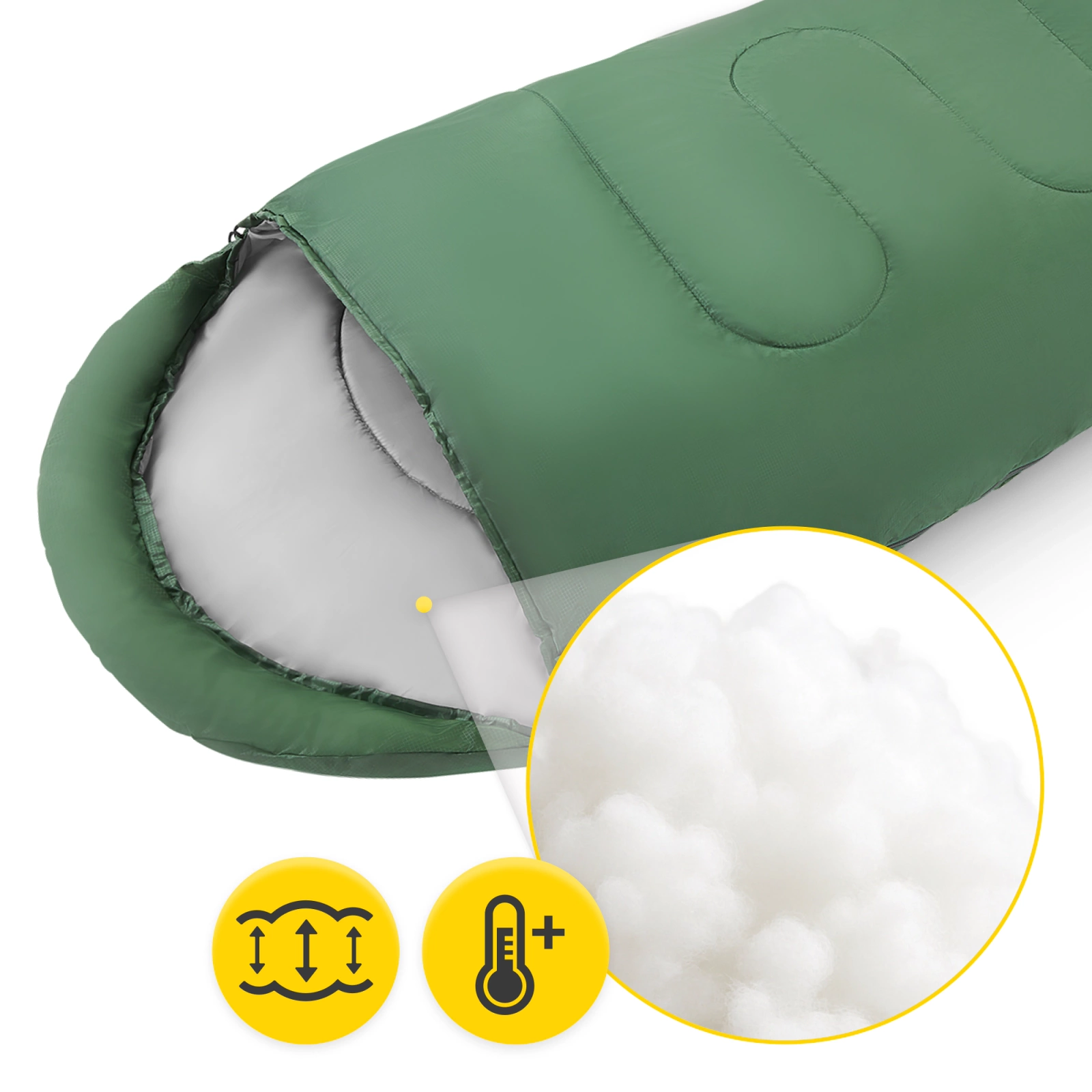 spiwor turystyczny mumia z torba 