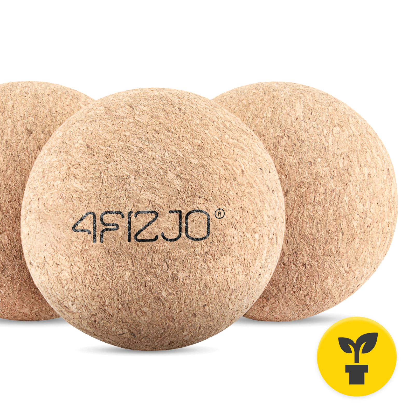 korkowa pilka do masazu rollowania pileczka pojedyncza punktowa korkowa eco