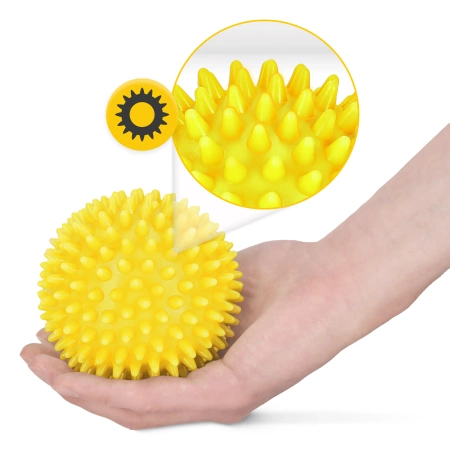 SPIKE+ tüskés masszázslabda, 10 cm