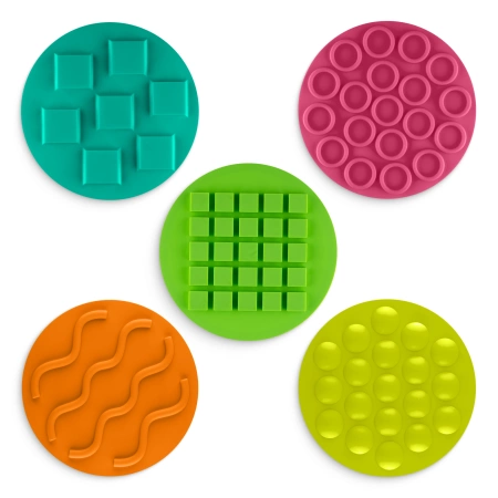 Érzékszervi korongok gyerekeknek, 25 cm, 10 darabos készlet