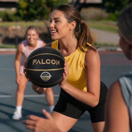 Falcon kosárlabda, 7-es méret, fekete