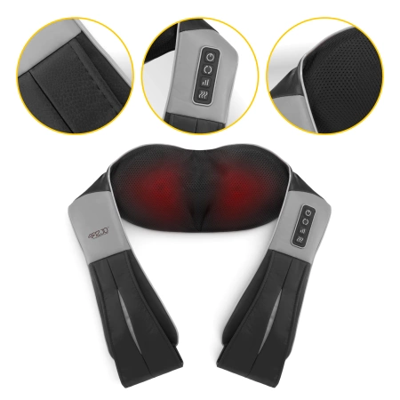 SHIATSU ULTRA+ nyak- és nyakmasszírozó, szürke