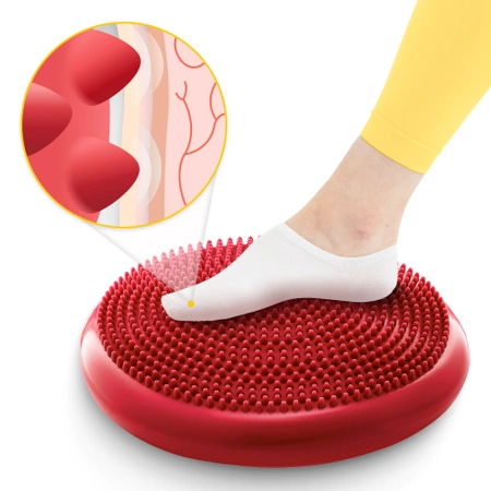 PRO+ szenzomotoros párna, 33 cm, piros