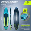 TSUNAMI PRO SUP deszka, 350 cm, T14