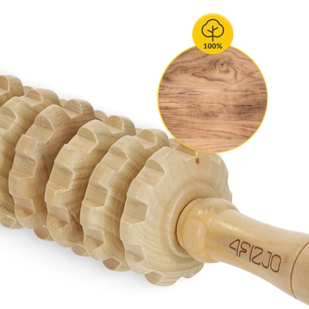 Nagy fa masszírozó henger