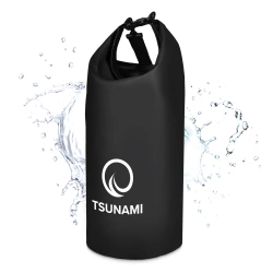 TSUNAMI vízálló zsák, 30 l, fekete