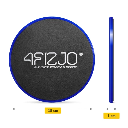 SLIDE csúszókorong edzéshez, 2 db, kék