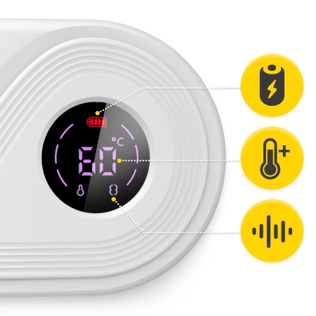 Melegítő menstruációs öv menstruációs fájdalmak ellen – fehér