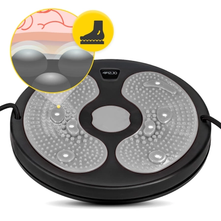 MINI gumiszalaggal ellátott forgó tárcsa, szürke