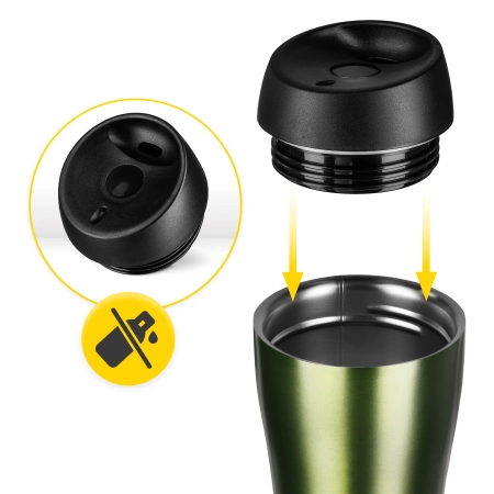 Mountain Goat TRAVEL termosz, 380 ml, zöld