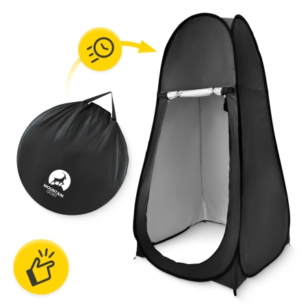 Mountain Goat zuhanysátor, fekete