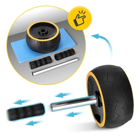 AB Wheel XL haskerék, sárga