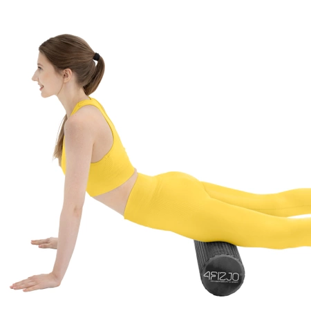 CARE+ bordázott masszázshenger, 45 cm, fekete