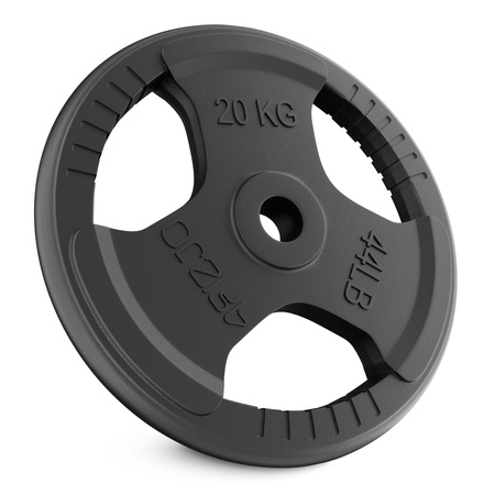 Öntöttvas súlytárcsa, 1 x 20 kg