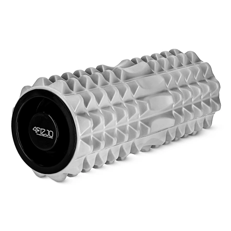 EVA habtüskés masszázshenger, 33 cm, szürke