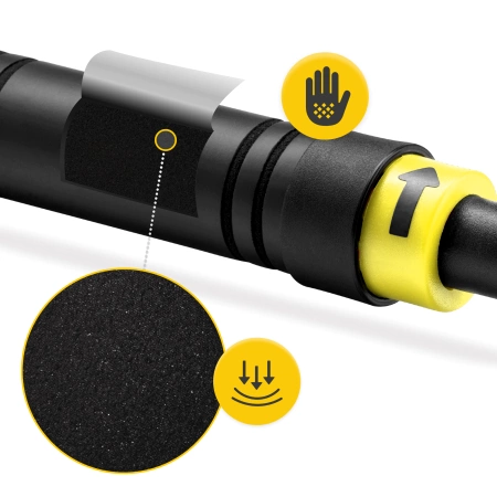 Feszítőrúdas húzódzkodó rúd, sárga