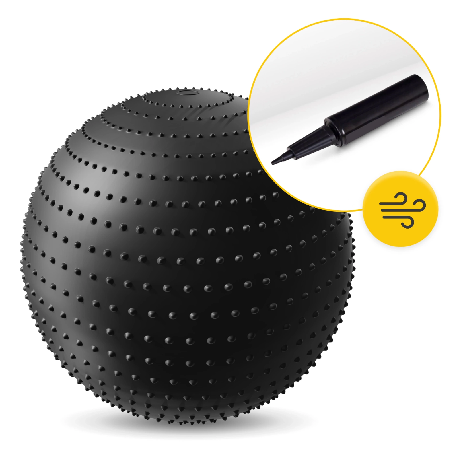 pilka gimnastyczna dmuchana do rehabilitacji 