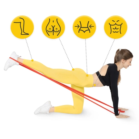 FLAT BAND rehabilitációs szalag, 2-4 kg