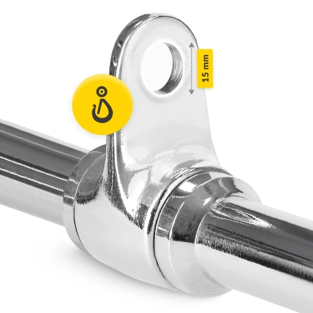 Forgatható egyenes kétkezes fogantyú, 50 cm