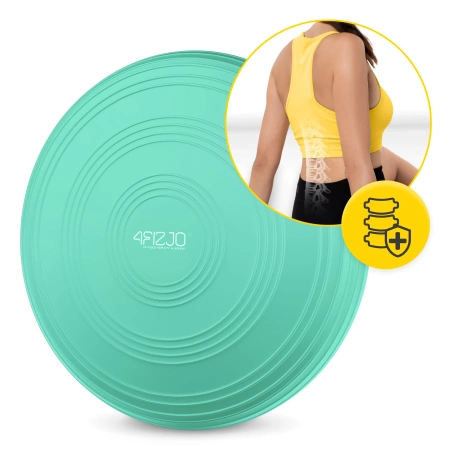 MED+ szenzomotoros párna, 33 cm, türkizkék