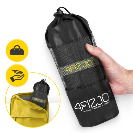 Gyorsan száradó mikroszálas törölköző, 180 x 100 cm szürke