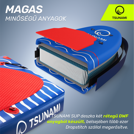 TSUNAMI SUP deszka, 350 cm, T04