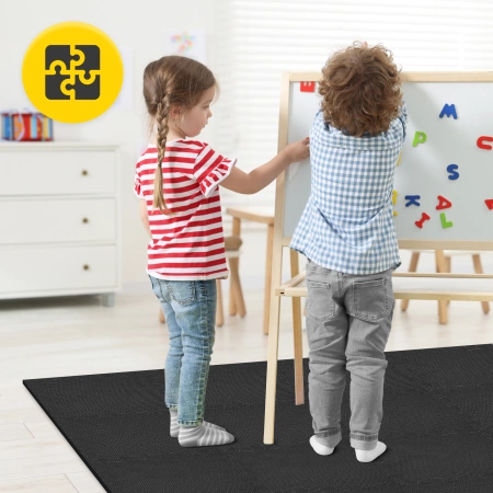 PUZZLE habszivacs védőszőnyeg, 30 x 30 cm, 24 db