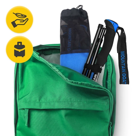 Mountain Goat PRO+ nordic walking túrabot, kék