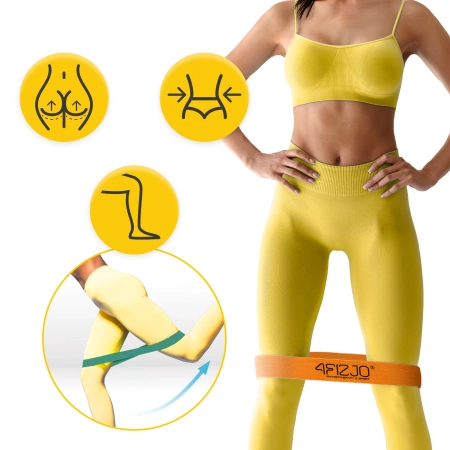 FLEX BAND textil erősítő gumiszalag szett, 3 db