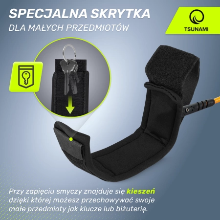 TSUNAMI leash SUP deszkához, narancssárga