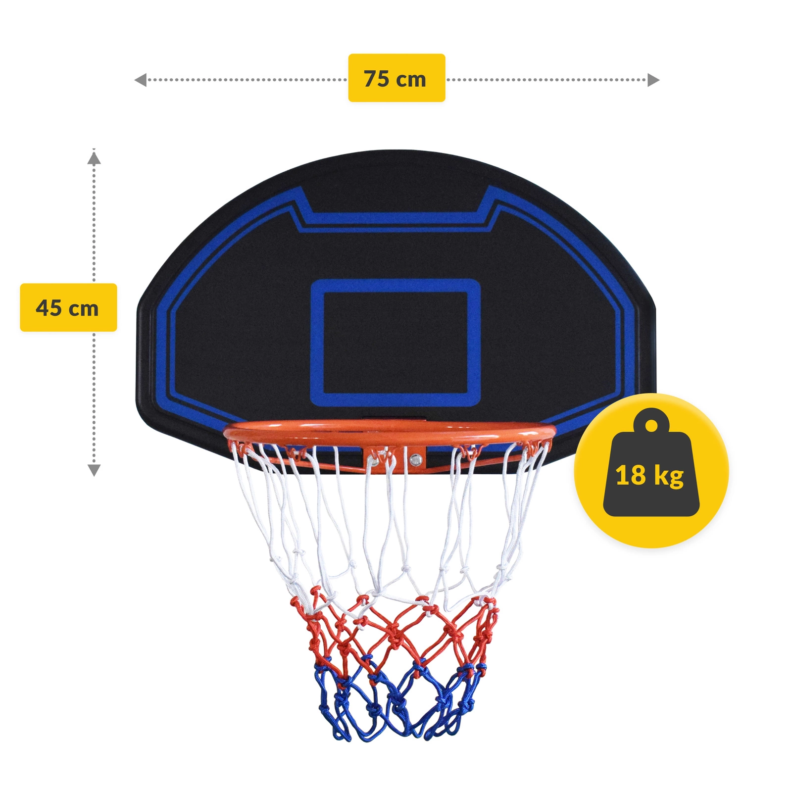 Basketbalový koš wallboard FALCON BACKYARD