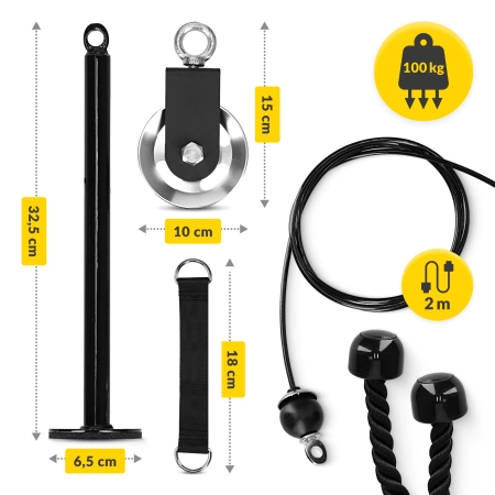 Felső és alsó húzóeszköz edzéshez