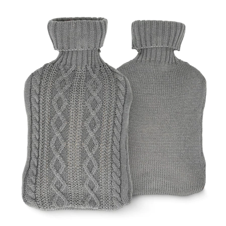 Gumi melegítőpalack pulóver mintás szövetborítással, 2 l