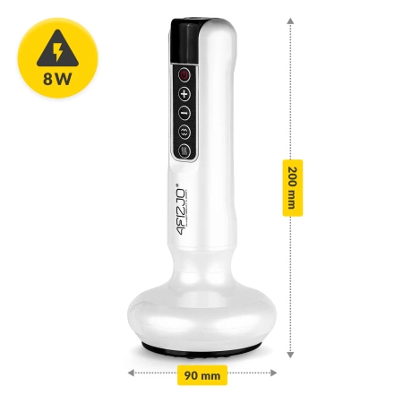 PRO fehér elektromos kínai köpölyöző készlet