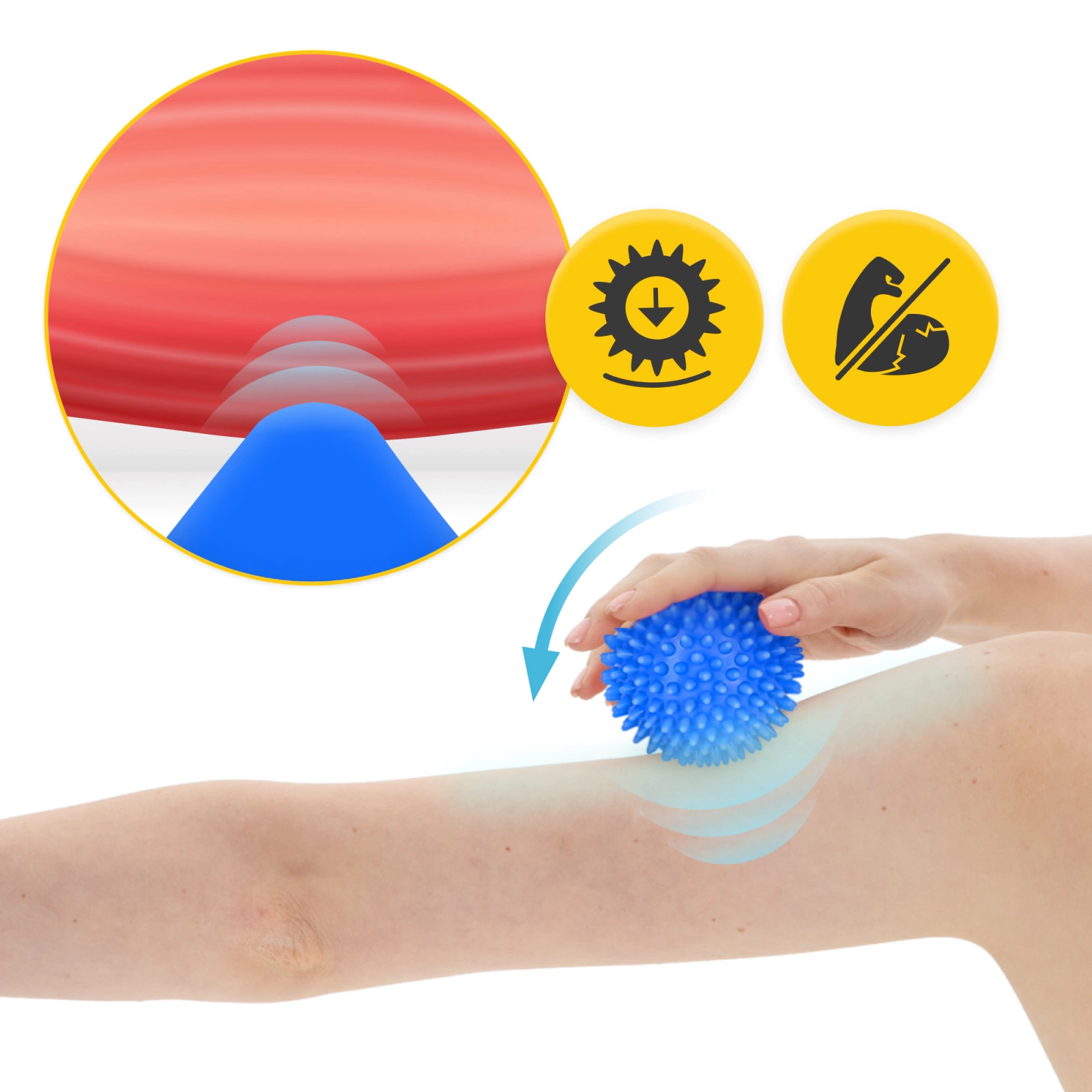 piłeczka do masażu i rehabilitacji