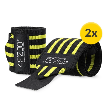 Csuklószorító, 2 db, sárga