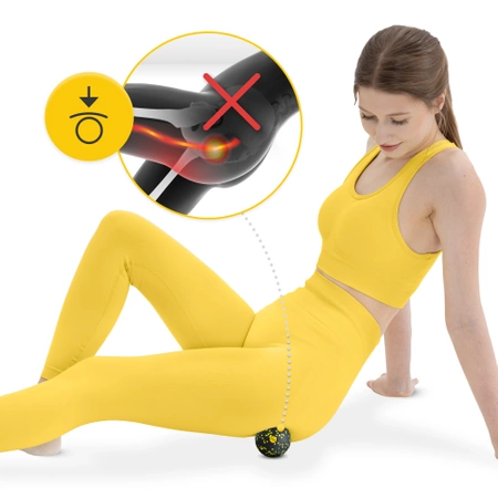 EPP masszázslabda, 8 cm, sárga