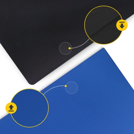 Összecsukható tornaszőnyeg, XL, kék