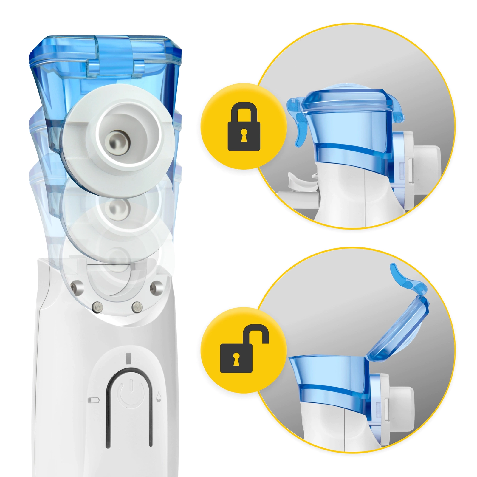 inhalator nebulizator siateczkowy przenośny 